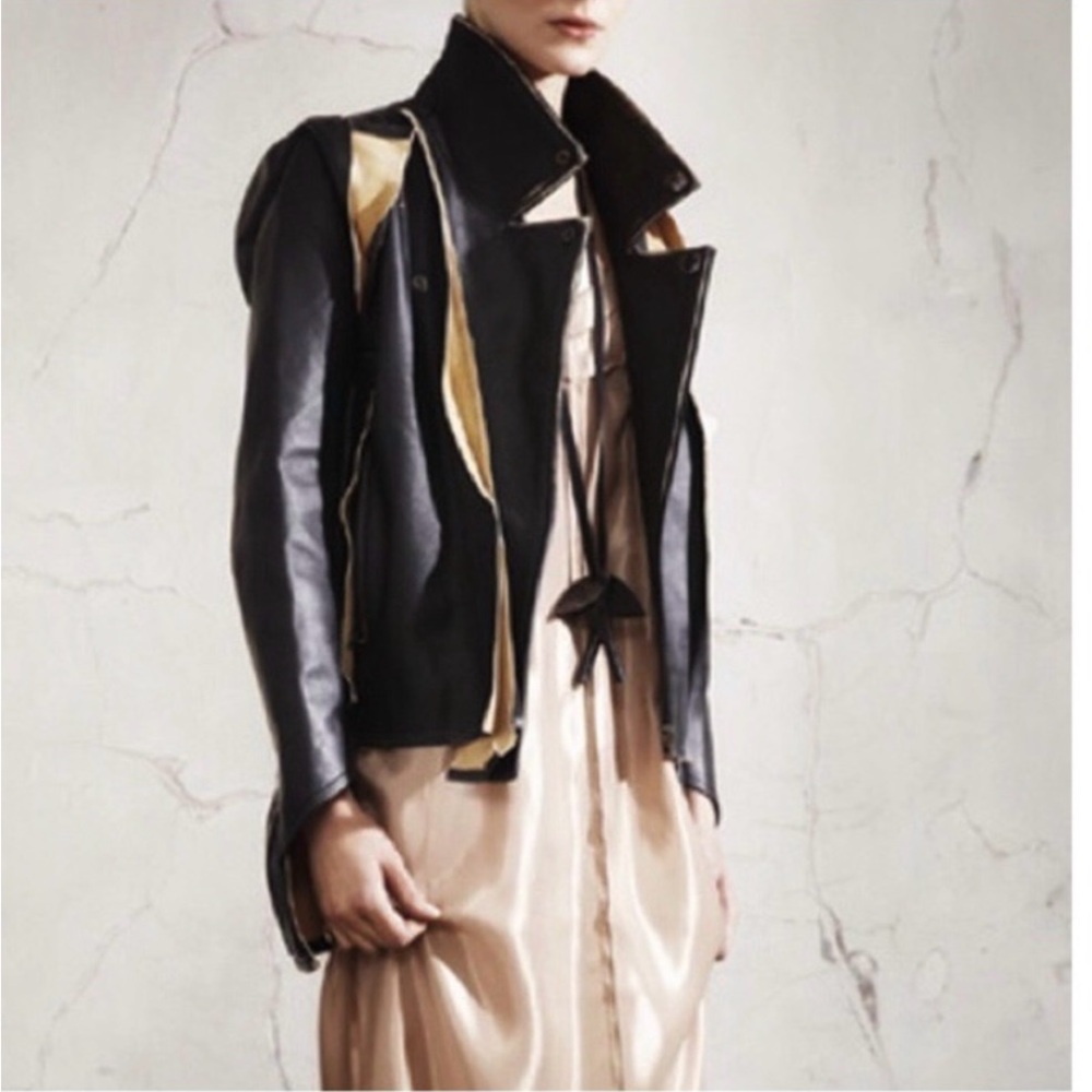 H&M x Margiela leather jacket